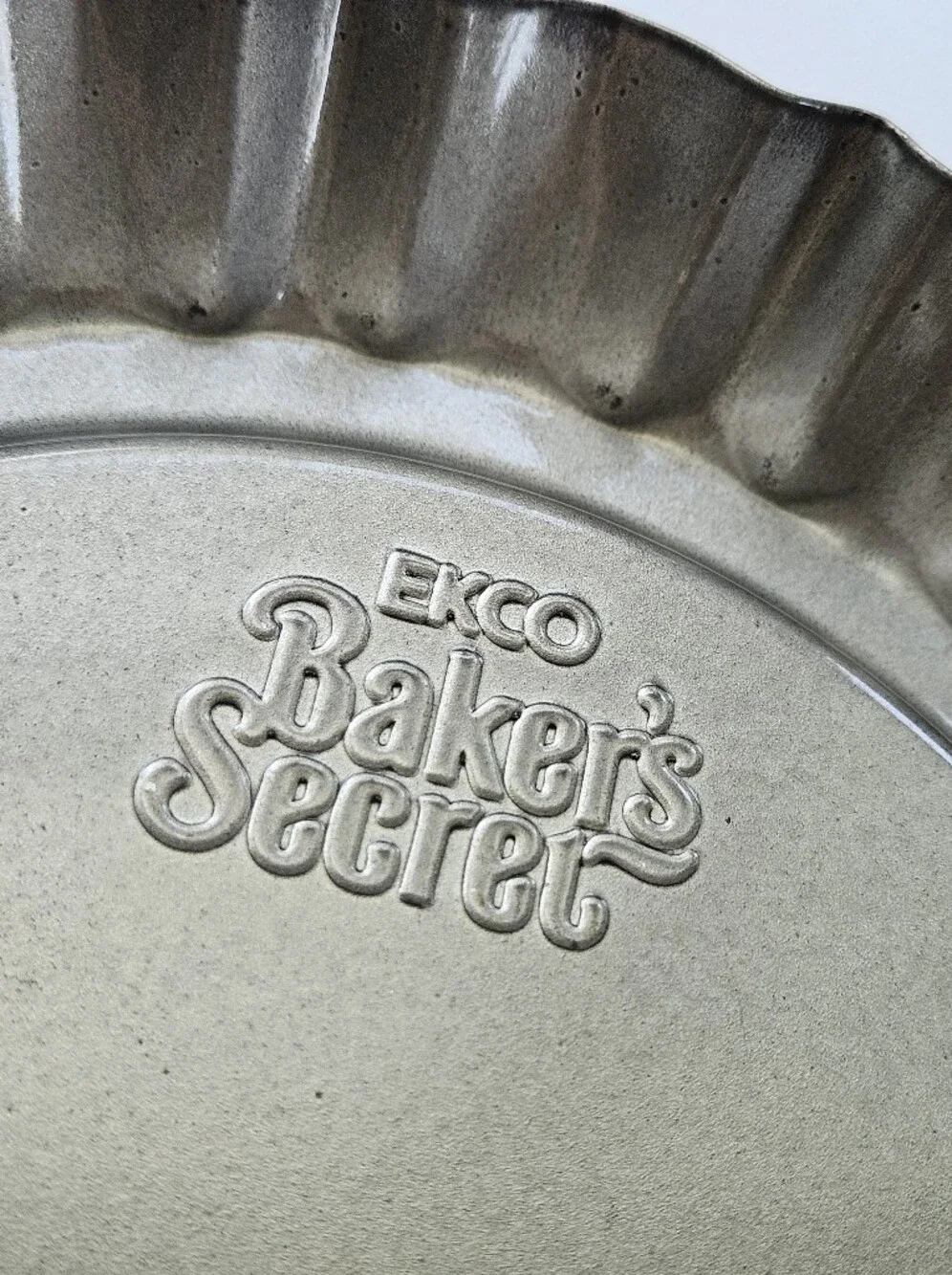 Vintage Ekco Baker's Secret Duncan Hines 2 Fluted TIARA DESSERT PANS Tart Quiche
